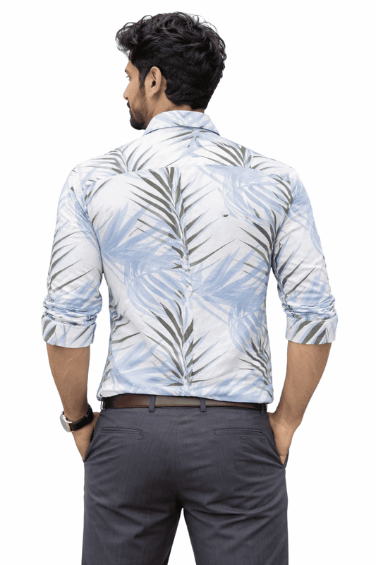 Men’s Printed Cotton Shirt | 100% Cotton Casual Shirt